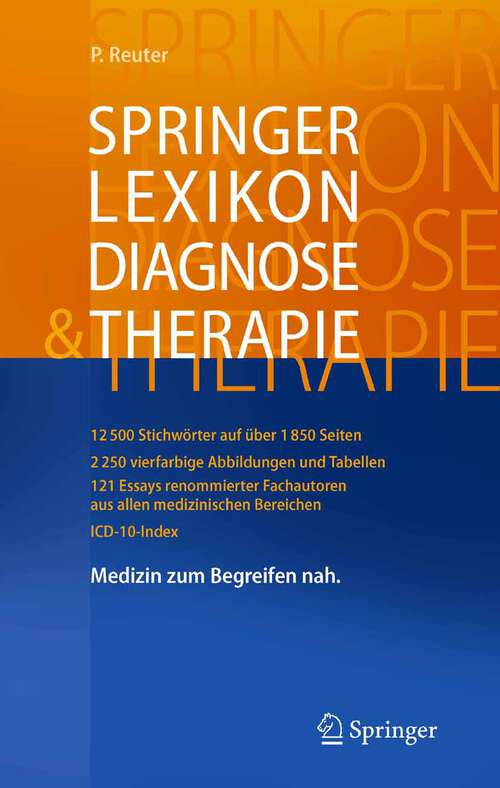 Book cover of Springer Lexikon Diagnose & Therapie (2006)