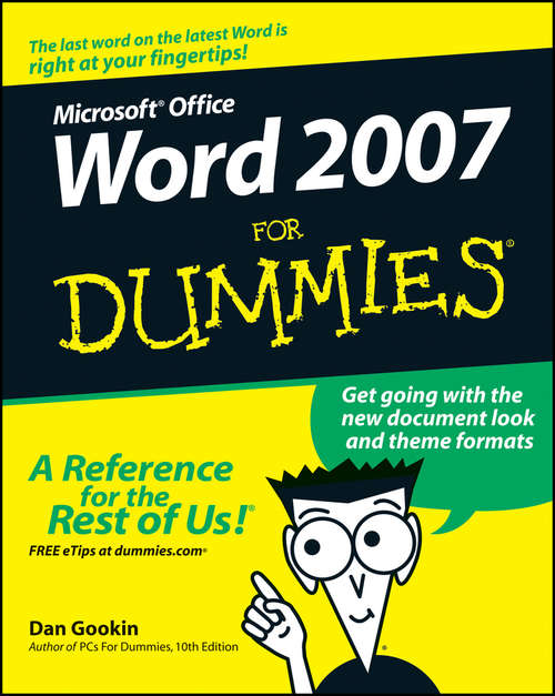Book cover of Word 2007 For Dummies