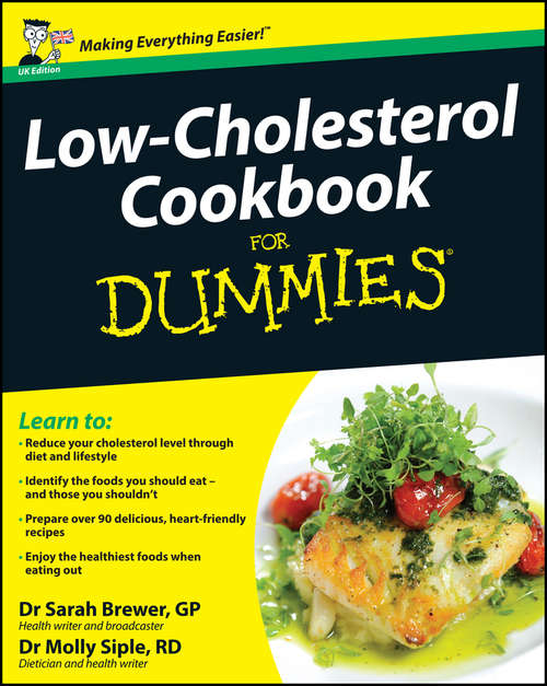 Book cover of Low-Cholesterol Cookbook For Dummies (UK Edition) (For Dummies)