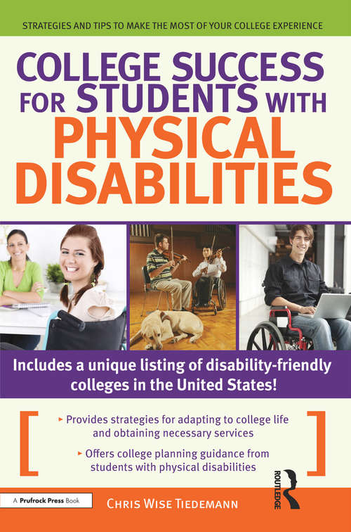 Book cover of College Success for Students With Physical Disabilities