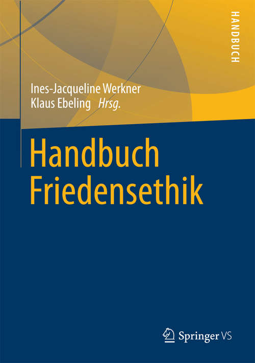 Book cover of Handbuch Friedensethik