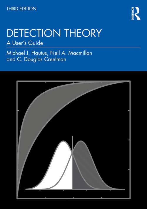 Book cover of Detection Theory: A User's Guide (3)