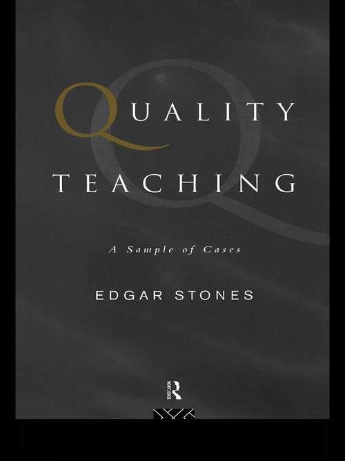 Book cover of Quality Teaching: A Sample of Cases