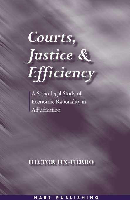 Book cover of Courts, Justice, and Efficiency: A Socio-legal Study of Economic Rationality in Adjudication