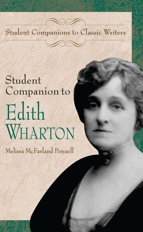 Book cover of Student Companion to Edith Wharton (Student Companions to Classic Writers)