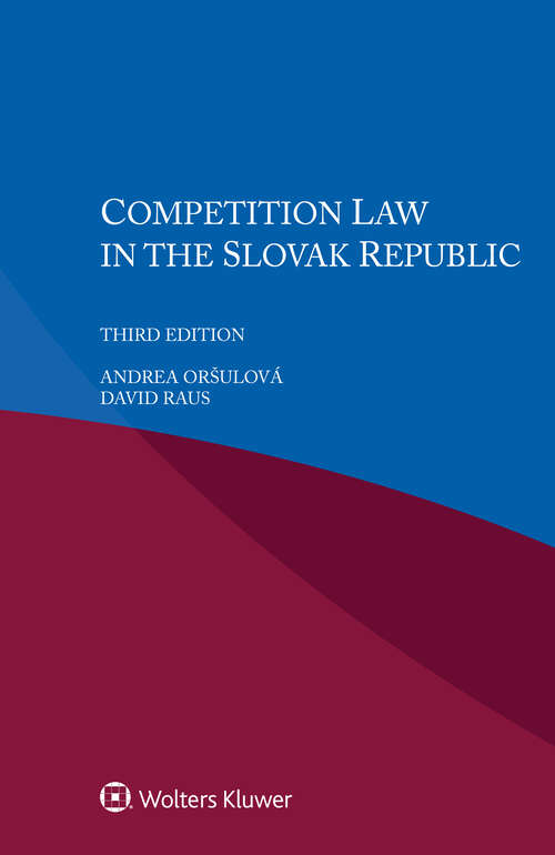 Book cover of Competition Law in the Slovak Republic (3)