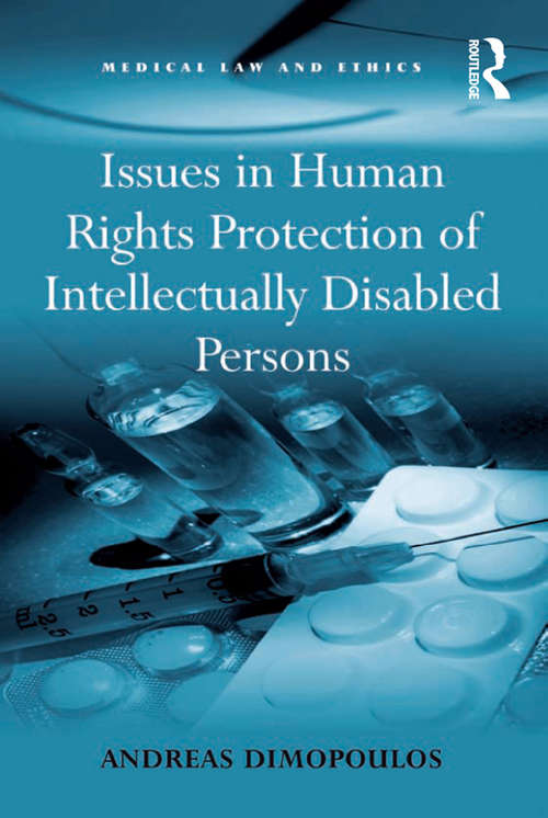 Book cover of Issues in Human Rights Protection of Intellectually Disabled Persons