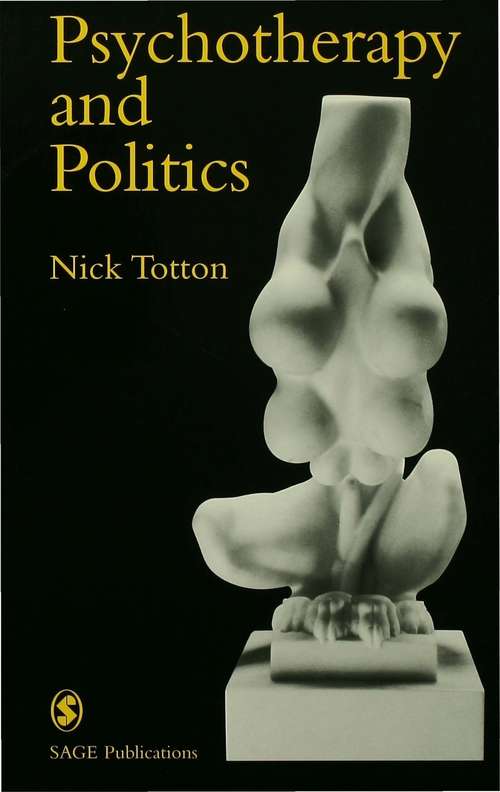 Book cover of Psychotherapy and Politics (PDF)