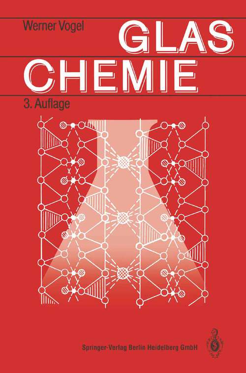 Book cover of Glaschemie (3. Aufl. 1992)