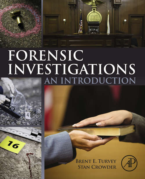 Book cover of Forensic Investigations: An Introduction