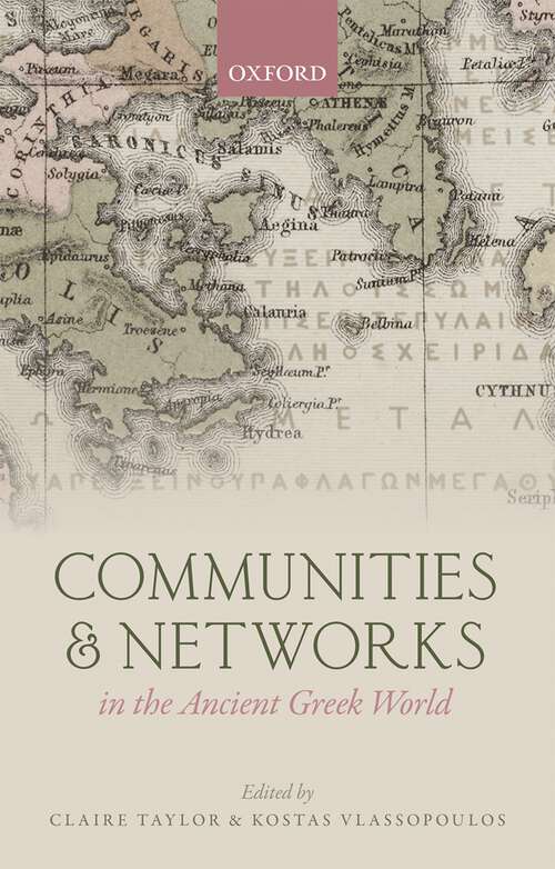 Book cover of Communities and Networks in the Ancient Greek World