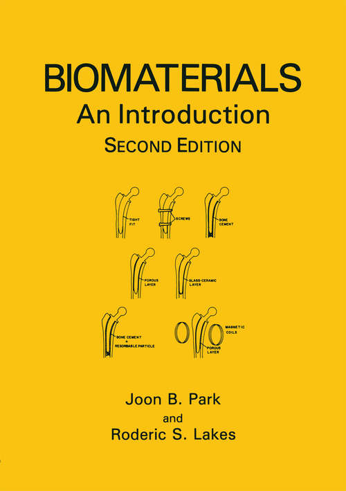 Book cover of Biomaterials: An Introduction (2nd ed. 1992)