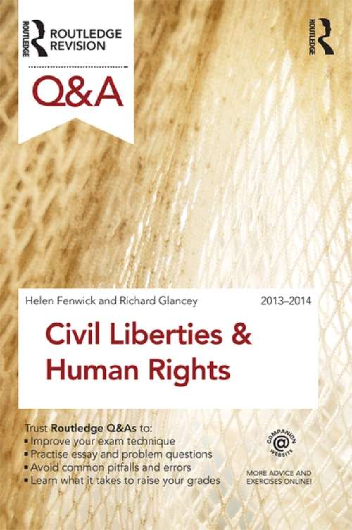 Book cover of Q&A Civil Liberties & Human Rights 2013-2014 (Questions and Answers)