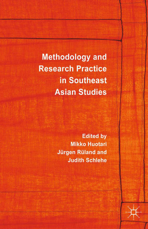 Book cover of Methodology and Research Practice in Southeast Asian Studies (2014)