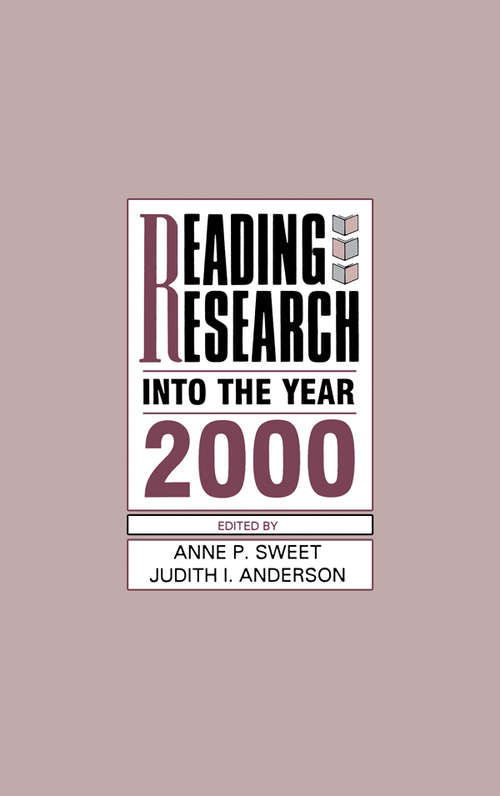 Book cover of Reading Research Into the Year 2000