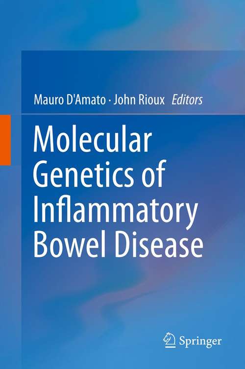 Book cover of Molecular Genetics of Inflammatory Bowel Disease (2013)