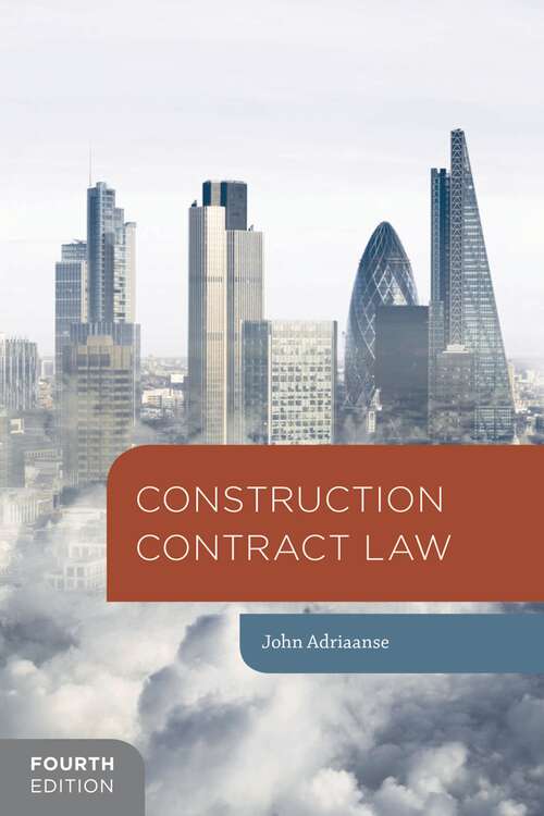 Book cover of Construction Contract Law