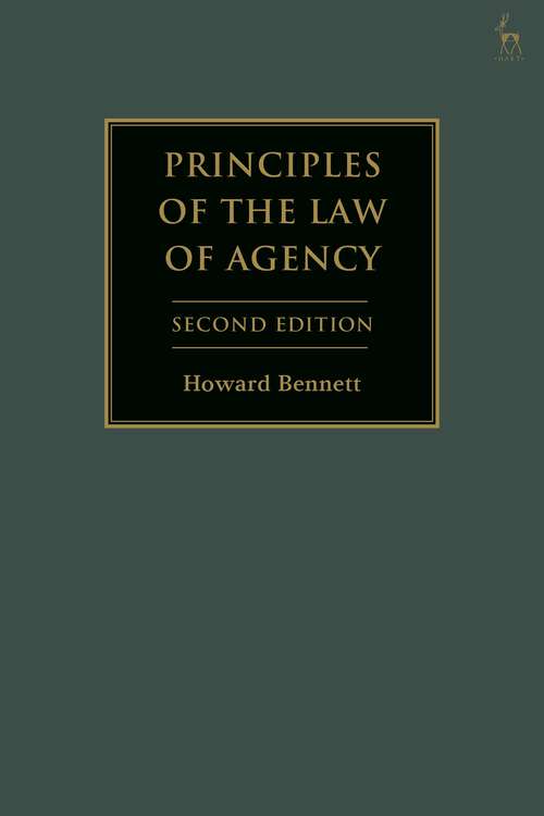 Book cover of Principles of the Law of Agency