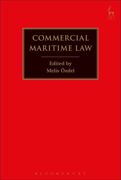 Book cover of Commercial Maritime Law