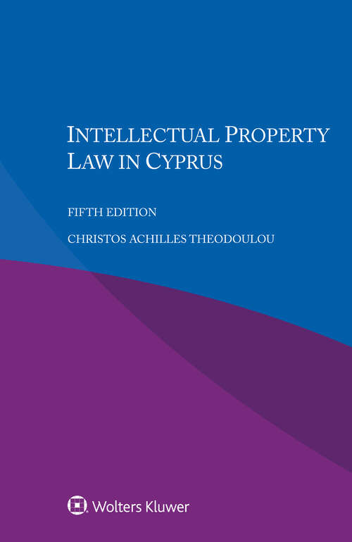 Book cover of Intellectual Property Law in Cyprus (5)