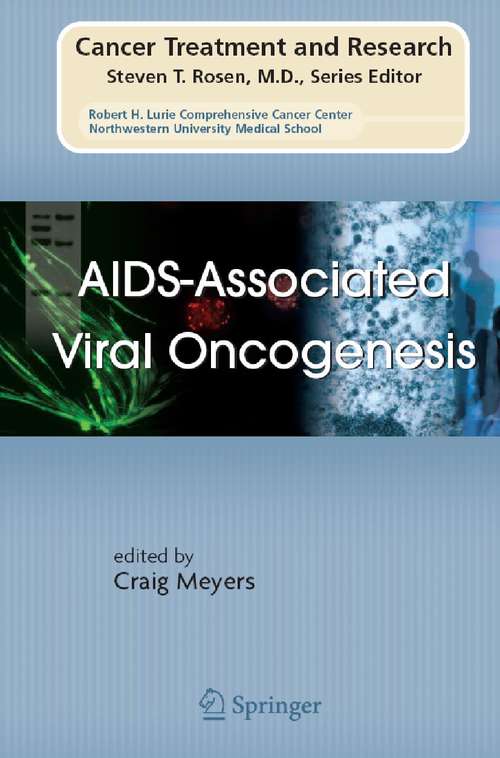 Book cover of AIDS-Associated Viral Oncogenesis (2007) (Cancer Treatment and Research #133)