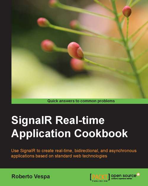 Book cover of SignalR Realtime Application Cookbook