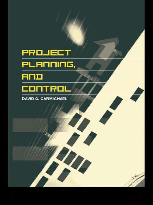 Book cover of Project Planning, and Control