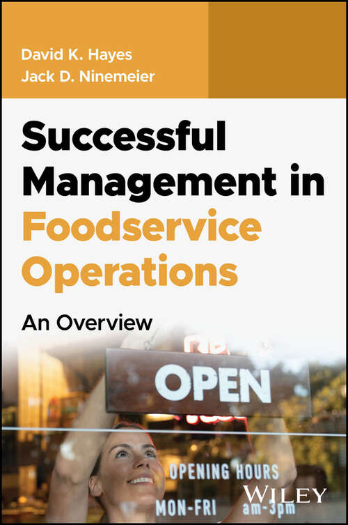 Book cover of Successful Management in Foodservice Operations: An Overview (1) (Foodservice Operations: The Essentials)