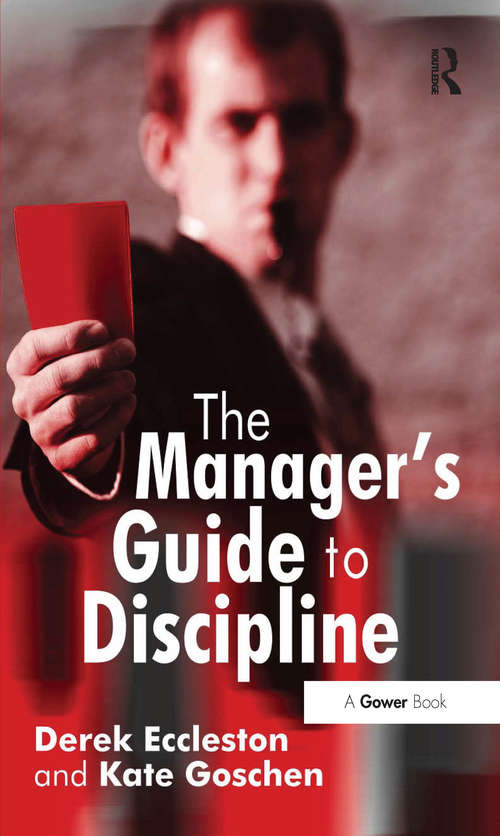Book cover of The Manager's Guide to Discipline