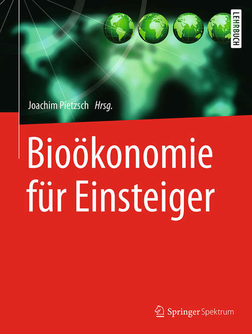 Book cover of Bioökonomie für Einsteiger