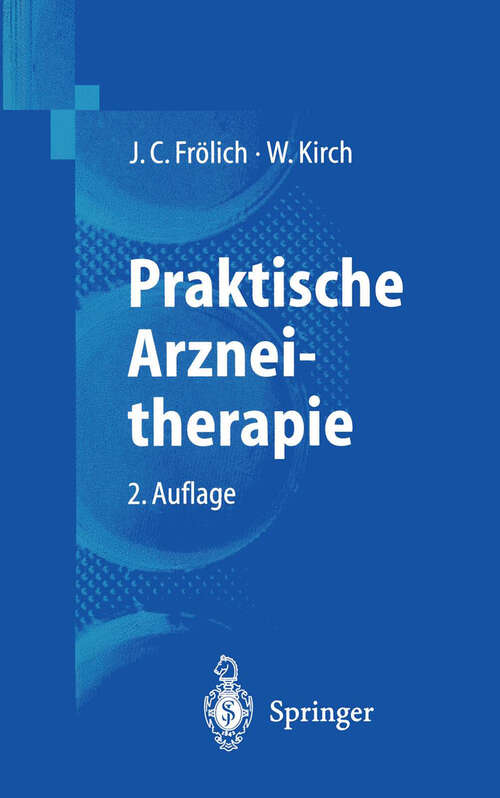 Book cover of Praktische Arzneitherapie (2. Aufl. 2000)