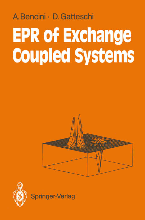 Book cover of Electron Paramagnetic Resonance of Exchange Coupled Systems (1990)