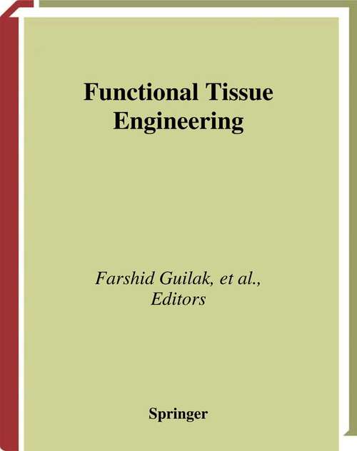 Book cover of Functional Tissue Engineering (2003)