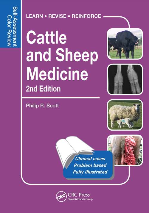 Book cover of Cattle and Sheep Medicine: Self-Assessment Color Review (2) (Veterinary Self-Assessment Color Review Series)