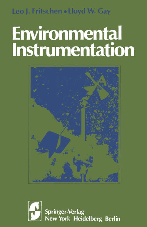 Book cover of Environmental Instrumentation (1979) (Springer Advanced Texts in Life Sciences)