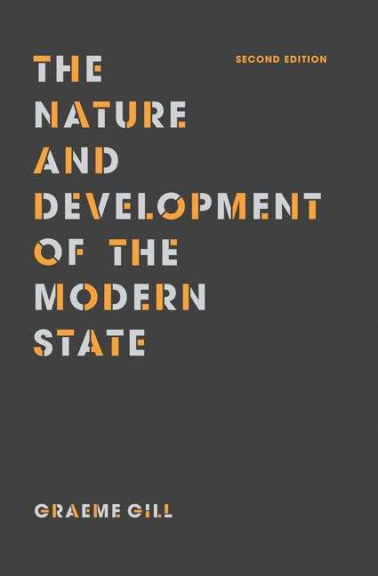 Book cover of The Nature and Development of the Modern State (Second Edition) (PDF)