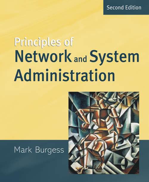 Book cover of Principles of Network and System Administration