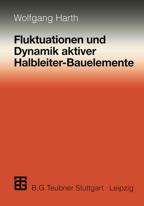 Book cover of Fluktuationen und Dynamik aktiver Halbleiter-Bauelemente (1998)