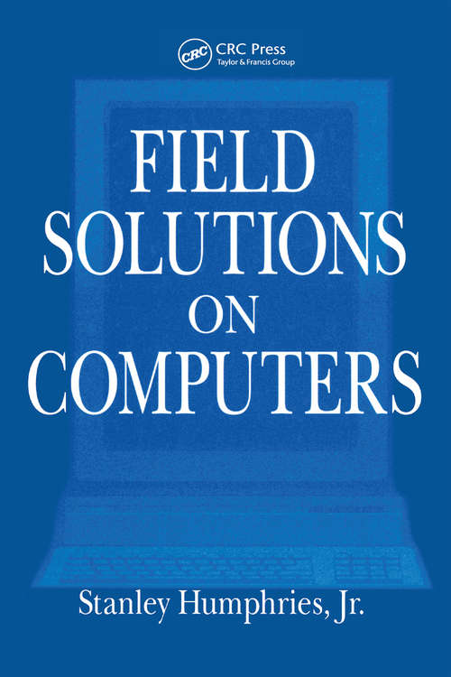 Book cover of Field Solutions on Computers