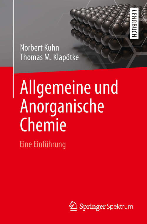 Book cover of Allgemeine und Anorganische Chemie: Eine Einführung (2014)