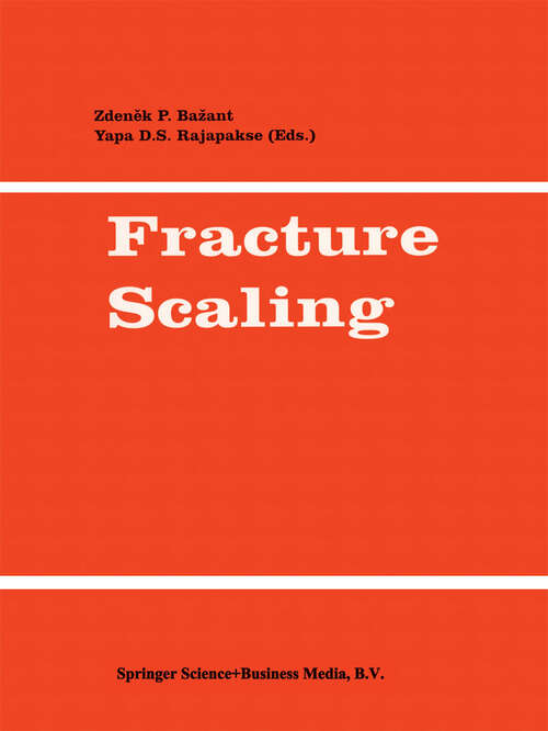 Book cover of Fracture Scaling (1999)