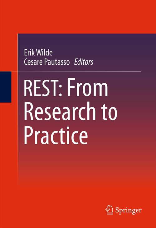 Book cover of REST: From Research to Practice (2011)