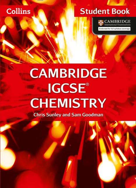 Book cover of Cambridge IGCSE Chemistry Student Book (PDF)