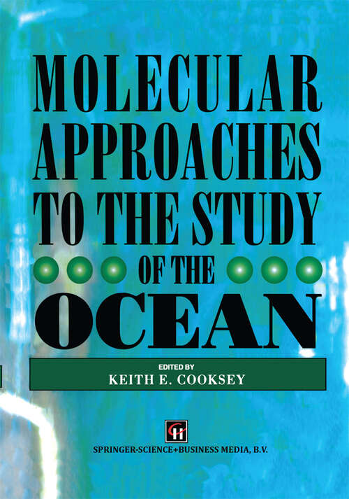 Book cover of Molecular Approaches to the Study of the Ocean (1998)