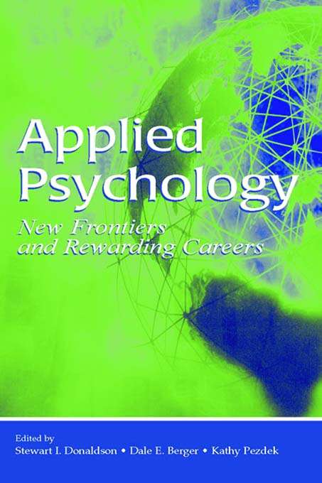 Book cover of Applied Psychology: New Frontiers and Rewarding Careers