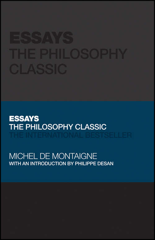 Book cover of Essays: The Philosophy Classic (Capstone Classics)