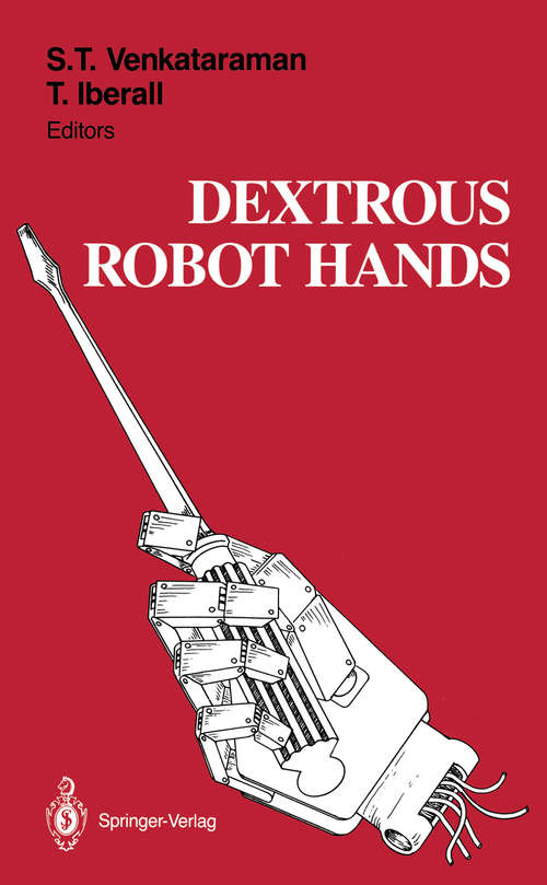 Book cover of Dextrous Robot Hands (1990)