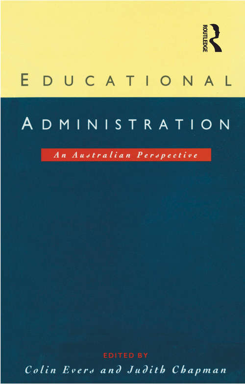 Book cover of Educational Administration