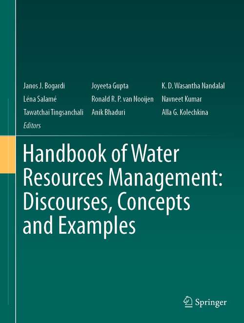 Book cover of Handbook of Water Resources Management: Discourses, Concepts and Examples (1st ed. 2021)