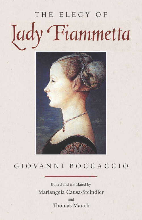 Book cover of The Elegy of Lady Fiammetta: Large Print